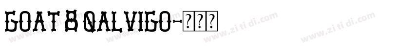 Goat 8 Qalvigo字体转换